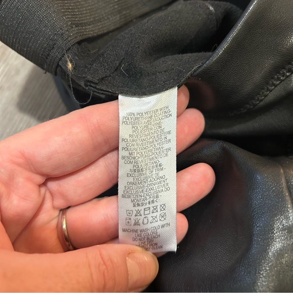 Free People Vegan Leather Leggings - Picture 8 of 9